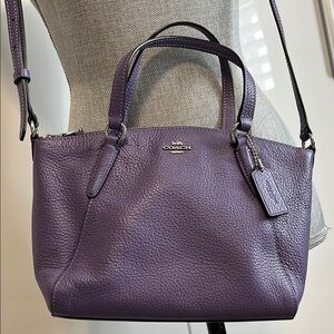 NWOT COACH Pebble Leather Small Kelsey Crossbody Handbag